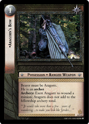 Aragorn's Bow  (0P41) [LotR Promo]