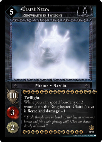 Ulaire Nelya, Ringwraith in Twilight  (0P43) [LotR Promo]