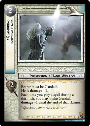 Glamdring, Lightning Brand  (0P44) [LotR Promo]