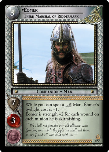 Eomer, Third Marshal of Riddermark  (0P45) [LotR Promo]