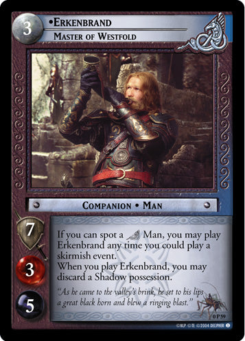 Erkenbrand, Master of Westfold  (0P59) [LotR Promo]