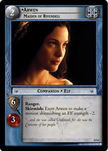 Arwen, Maiden of Rivendell  (0P63) [LotR Promo]