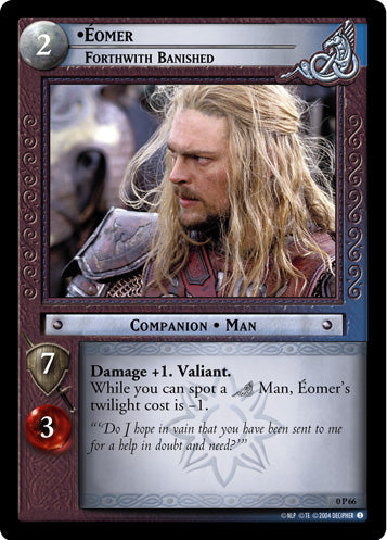 Eomer, Forthwith Banished  (0P66) [LotR Promo]