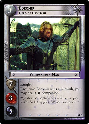 Boromir, Hero of Osgiliath  (0P71) [LotR Promo]