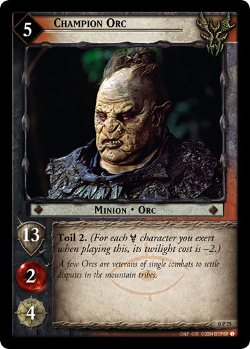 Champion Orc  (0P75) [LotR Promo]