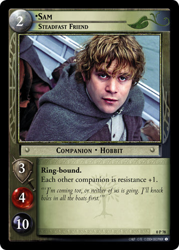 Sam, Steadfast Friend  (0P78) [LotR Promo]