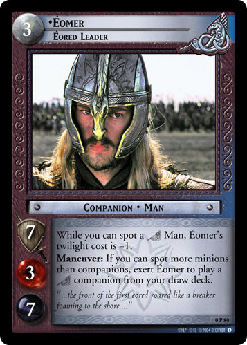 Eomer, Eored Leader  (0P80) [LotR Promo]