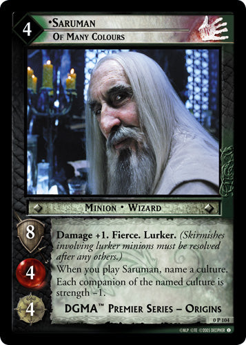 Saruman, Of Many Colours  (0P104) [LotR Promo]