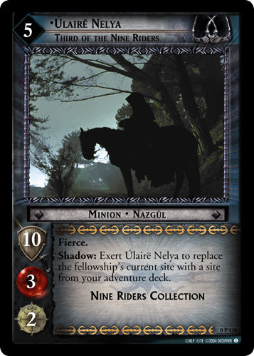 Ulaire Nelya, Third of the Nine Riders  (0P110) [LotR Promo]