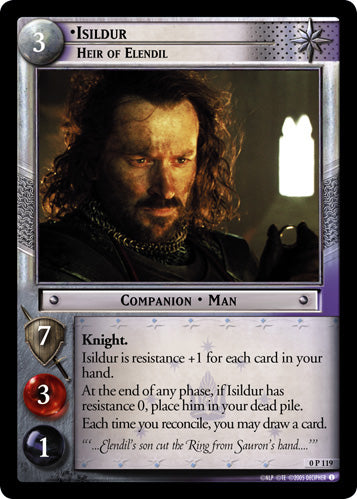 Isildur, Heir of Elendil  (0P119) [LotR Promo]