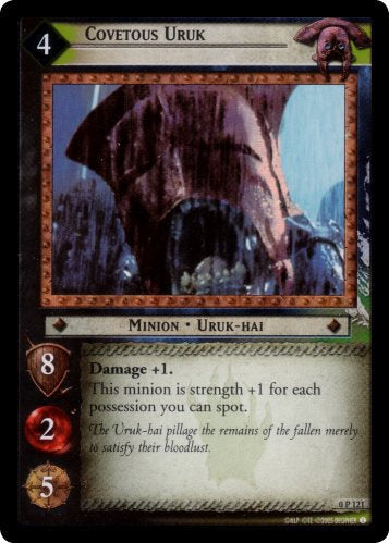 Covetous Uruk  (0P121) [LotR Promo]