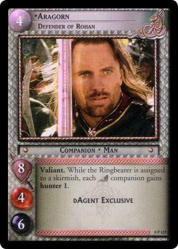 Aragorn, Defender of Rohan  (0P127) [LotR Promo]