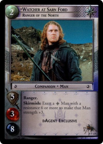 Watcher at Sarn Ford, Ranger of the North  (0P129) [LotR Promo]