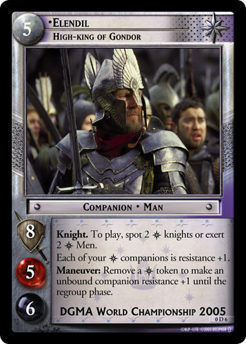 Elendil, High-King of Gondor  (0D6) [LotR Promo]