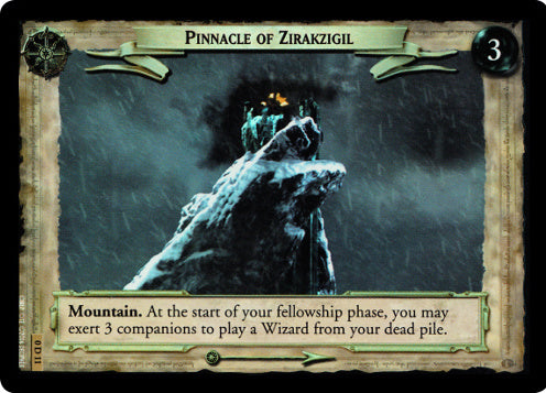 Pinnacle of Zirakzigil  (0D11) [LotR Promo]