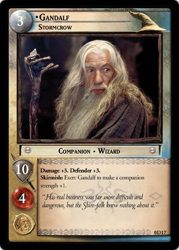 Gandalf, Stormcrow  (0D17) [LotR Promo]