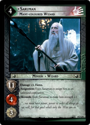 Saruman, Many-coloured Wizard  (0D20) [LotR Promo]