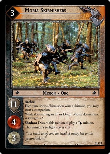 Moria Skirmishers  (0D21) [LotR Promo]