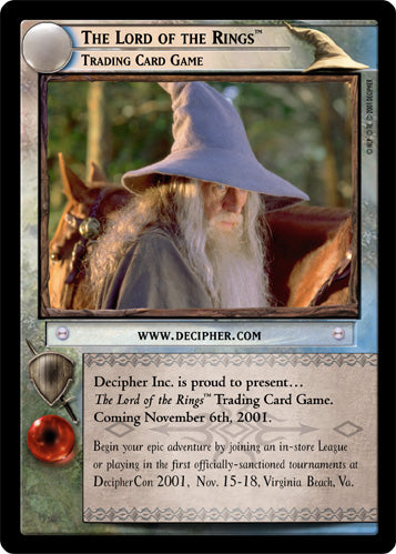 The Lord of the Rings, Trading Card Game  (0M1) [LotR Promo]