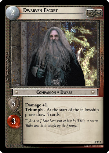 Dwarven Escort  (0W2) [LotR Promo]