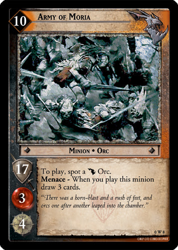 Army of Moria  (0W8) [LotR Promo]