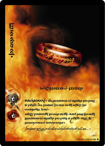 The One Ring, Isildur's Bane (T) (1R1T) [The Fellowship of the Ring]