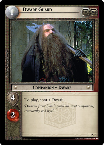 Dwarf Guard (1C7) [The Fellowship of the Ring]