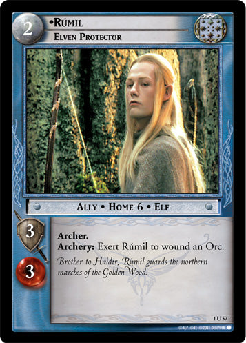 Rumil, Elven Protector (1U57) [The Fellowship of the Ring]