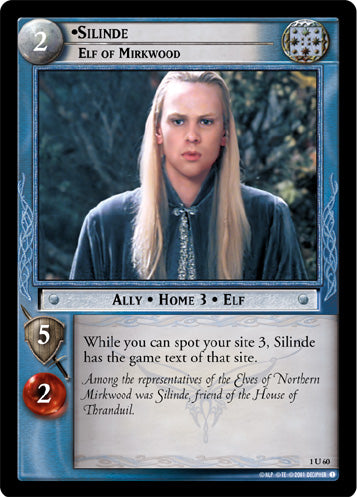 Silinde, Elf of Mirkwood (1U60) [The Fellowship of the Ring]