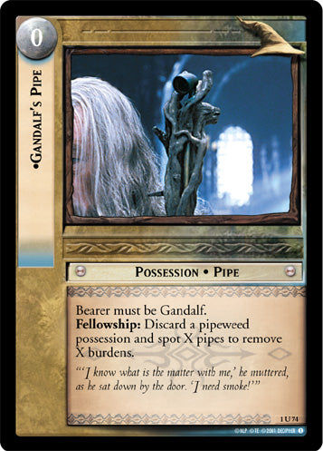 Gandalf's Pipe (1U74) [The Fellowship of the Ring]