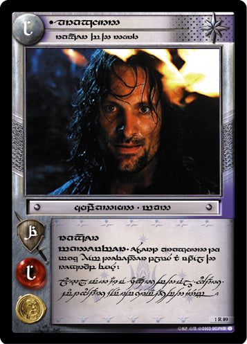 Aragorn, Ranger of the North (T) (1R89T) [The Fellowship of the Ring]