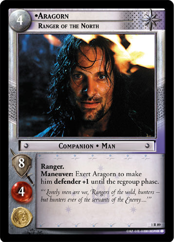 Aragorn, Ranger of the North (1R89) [The Fellowship of the Ring]