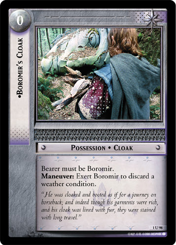 Boromir's Cloak (1U98) [The Fellowship of the Ring]