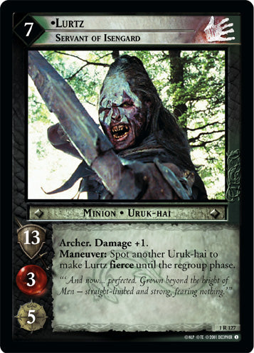 Lurtz, Servant of Isengard (1R127) [The Fellowship of the Ring]