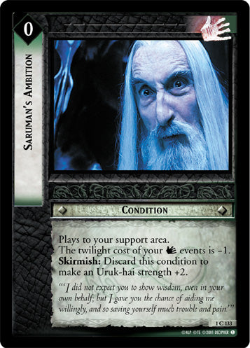 Saruman's Ambition (1C133) [The Fellowship of the Ring]