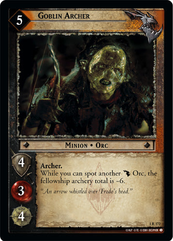 Goblin Archer (1R172) [The Fellowship of the Ring]