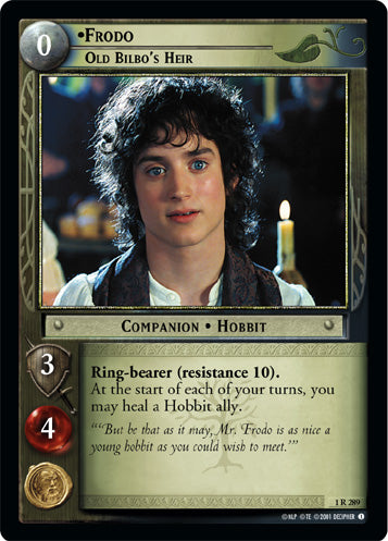 Frodo, Old Bilbo's Heir (1R289) [The Fellowship of the Ring]