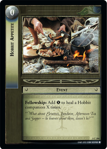 Hobbit Appetite (1C294) [The Fellowship of the Ring]