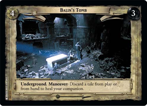 Balin's Tomb (1U343) [The Fellowship of the Ring]