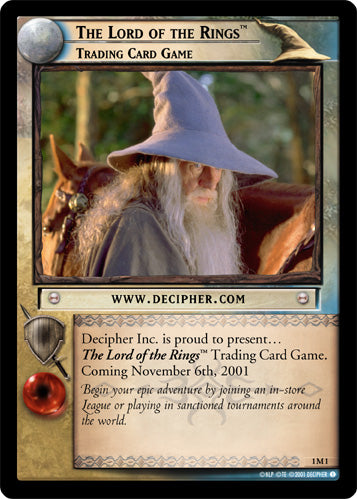 The Lord of the Rings, Trading Card Game (M) (1M1) [The Fellowship of the Ring]