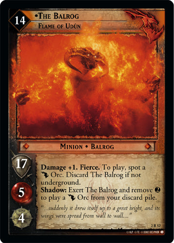 The Balrog, Flame of Udun (2R52) [Mines of Moria]