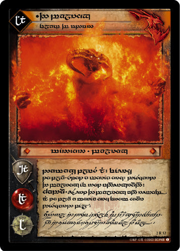 The Balrog, Flame of Udun (T) (2R52T) [Mines of Moria]