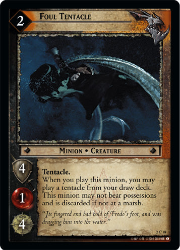 Foul Tentacle (2C58) [Mines of Moria]