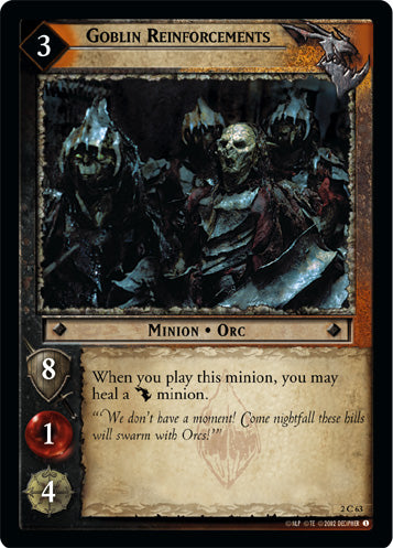 Goblin Reinforcements (2C63) [Mines of Moria]