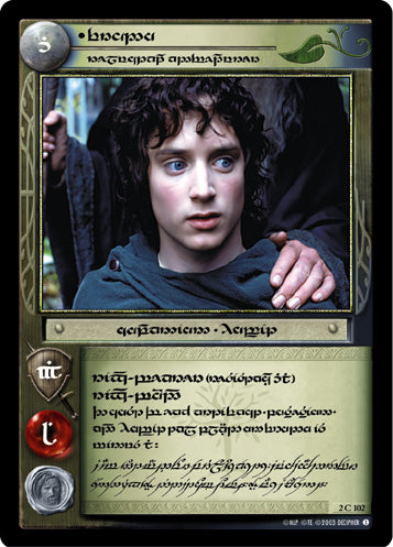 Frodo, Reluctant Adventurer (T) (2C102T) [Mines of Moria]