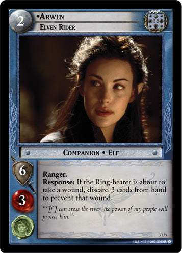 Arwen, Elven Rider (3U7) [Realms of the Elf-lords]