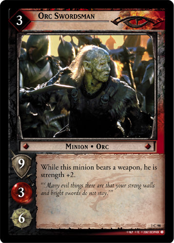 Orc Swordsman (3C98) [Realms of the Elf-lords]