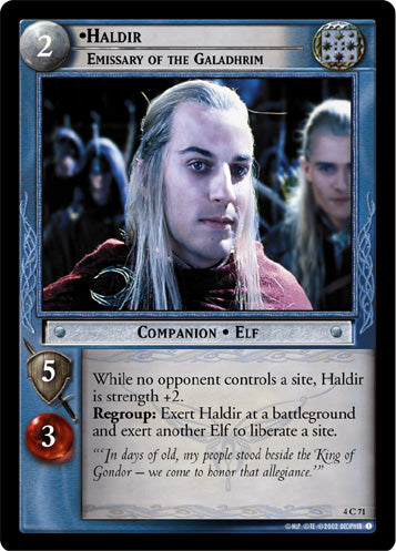 Haldir, Emissary of the Galadhrim (4C71) [The Two Towers]