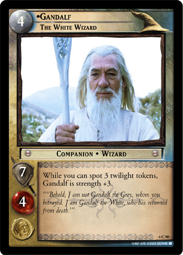 Gandalf, The White Wizard (4C90) [The Two Towers]