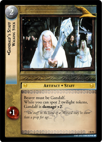 Gandalf's Staff, Walking Stick (4R91) [The Two Towers]